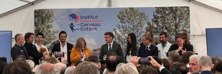 Institut Robert-Debré du Cerveau de l’Enfant : la Fondation Grandir présente pour la pose de la première pierre