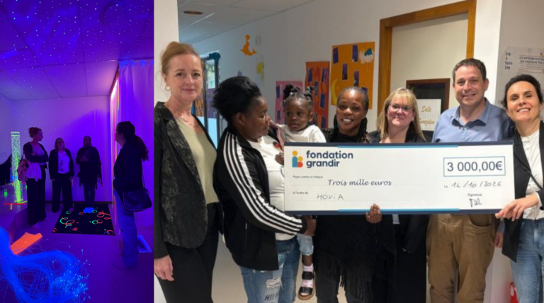 Le centre parental HOVIA de Saintry-sur-Seine remporte le prix régional de la Fondation Grandir